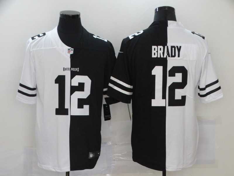 Nike Buccaneers 12 Tom Brady Black And White Split Vapor Untouchable Limited Jersey Dzhi,We sell and wholesale Nike Buccaneers 12 Tom Brady Black And White Split Vapor Untouchable Limited Jersey Dzhi on line form chian!